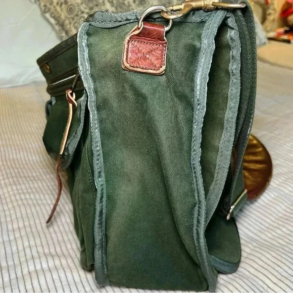 J.W. Hummel Co. Canvas / Leather Messenger bag - Picture 12 of 16